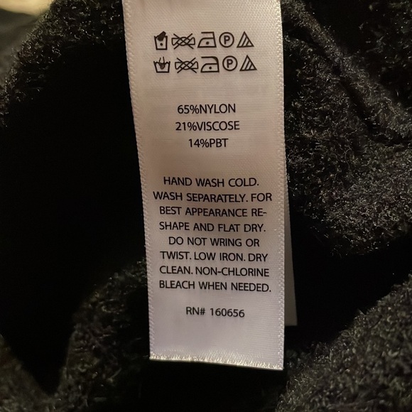 JOIE Black Long Sleeve V Neck Button Front Sweater Size Large - Picture 6 of 8